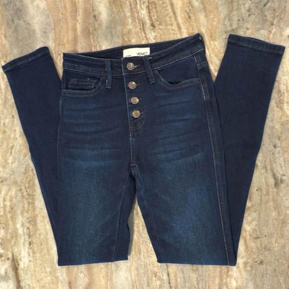 Women’s VERVET Plot Twist High Rise Ankle Skinny Jeans- Size 24 - Picture 3 of 8